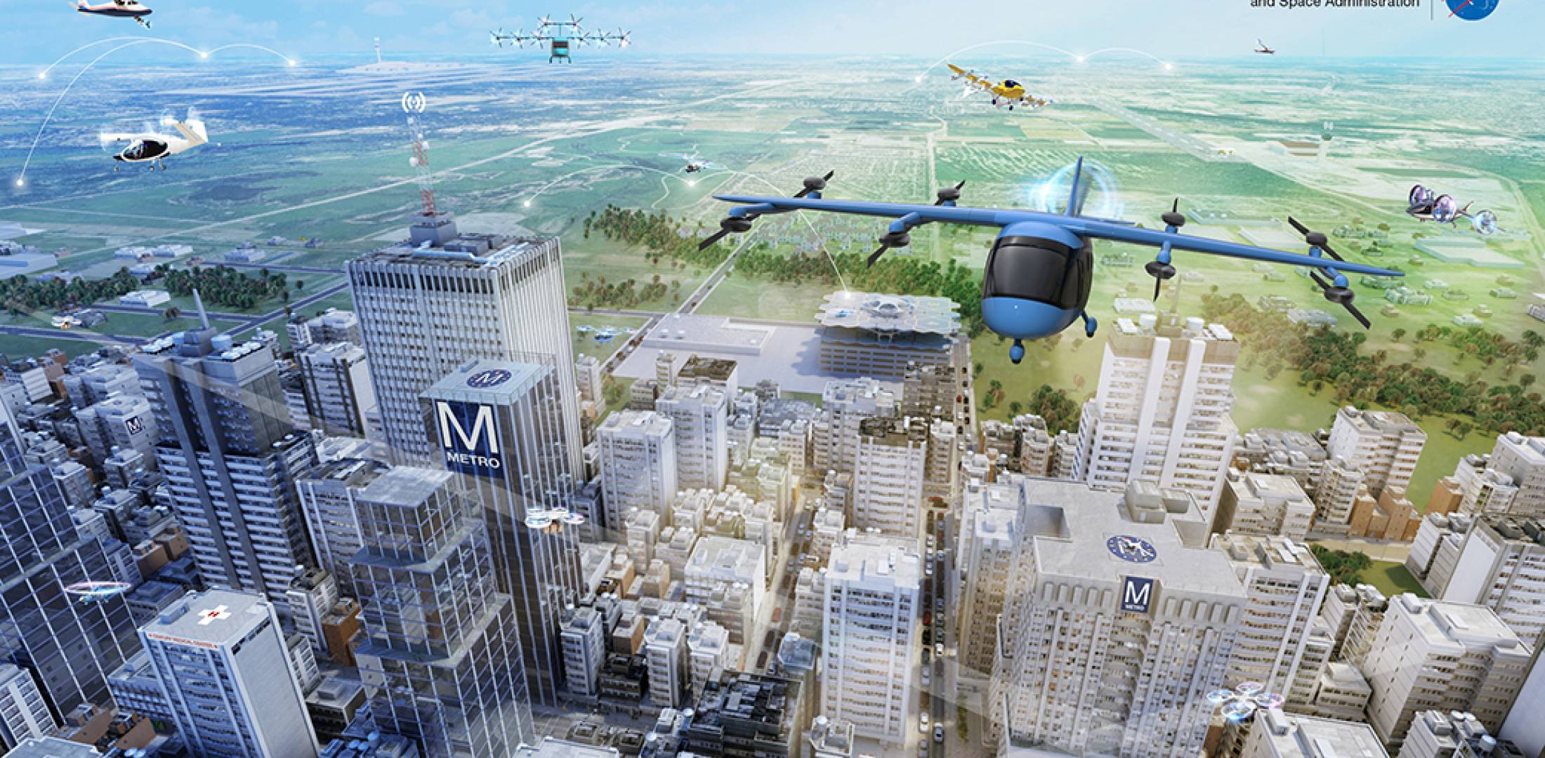 Advanced Air Mobility will use digital air traffic management systems.