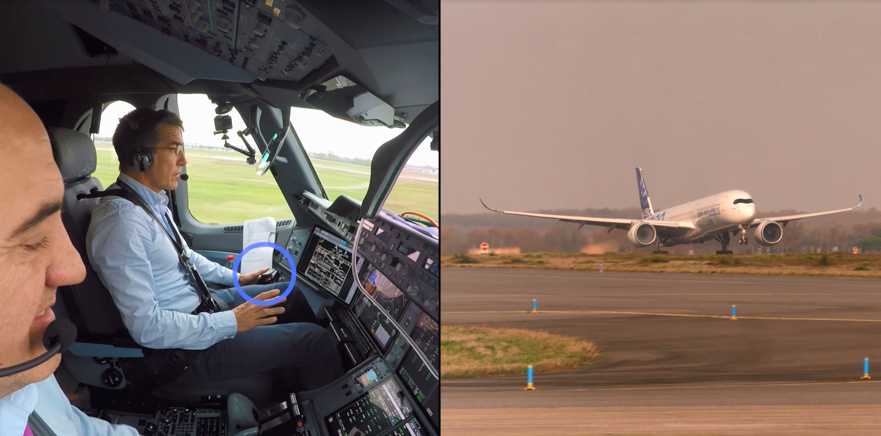 A350 autonomous flight