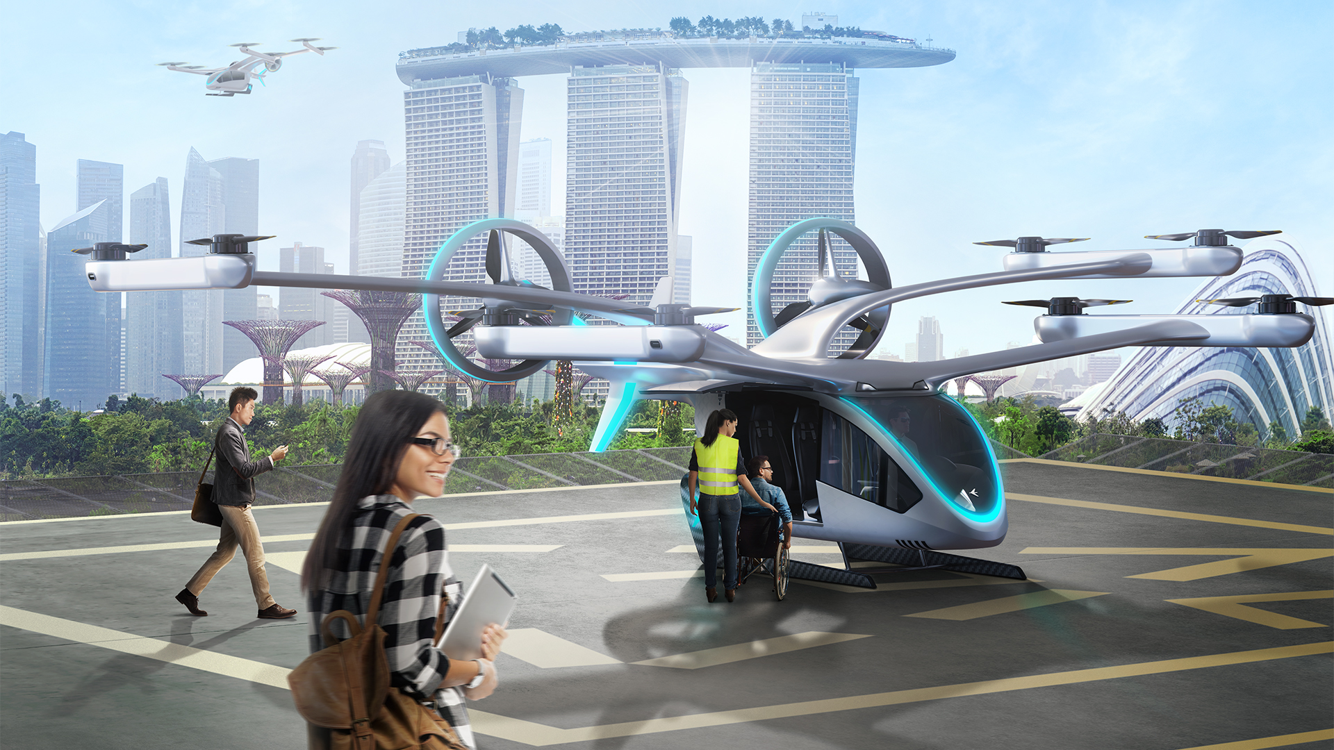 Eve Urban Air Mobility plans to operate eVTOL aircraft in Singapore.