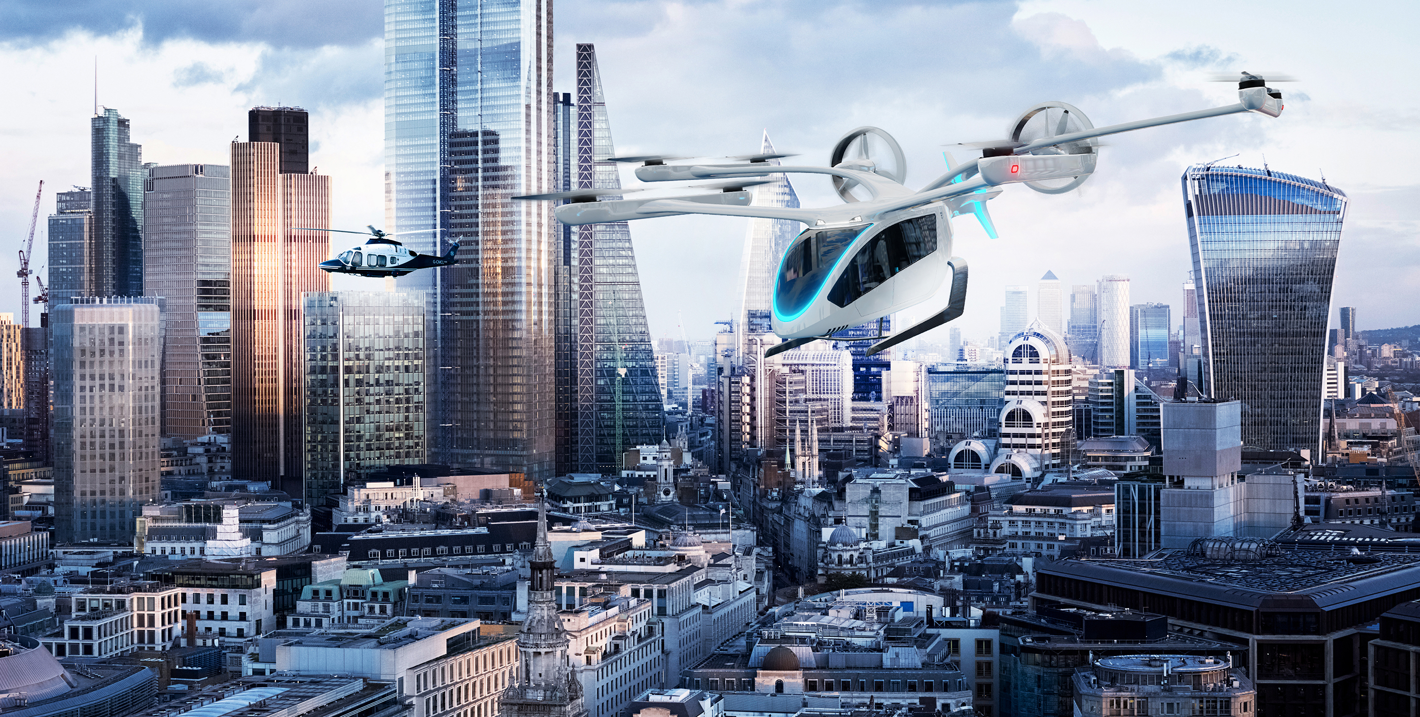 Eve says its eVTOL air taxis could serve cities such as London.