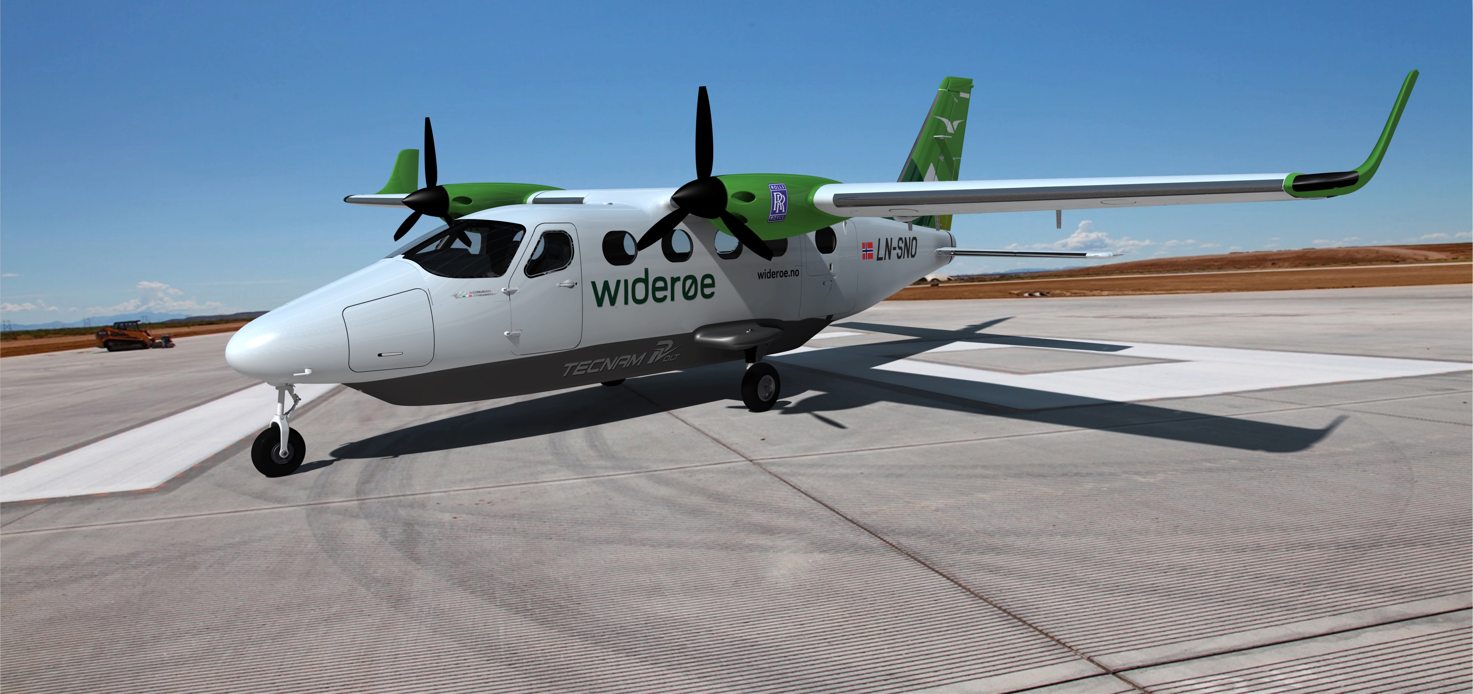 Norwegian airliner Widerøe was set to be the launch customers for Tecnam's P-Volt commuter aircraft.