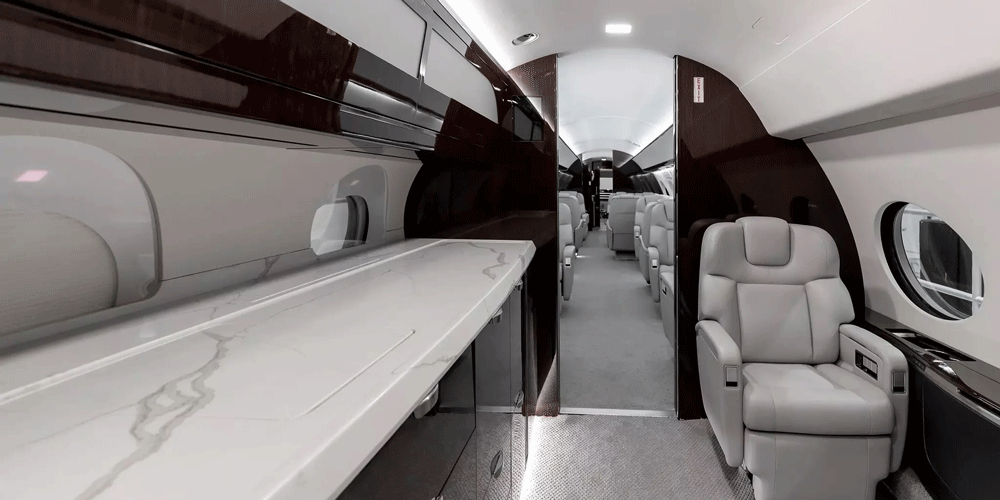 Gulfstream’s cabin test demonstrator