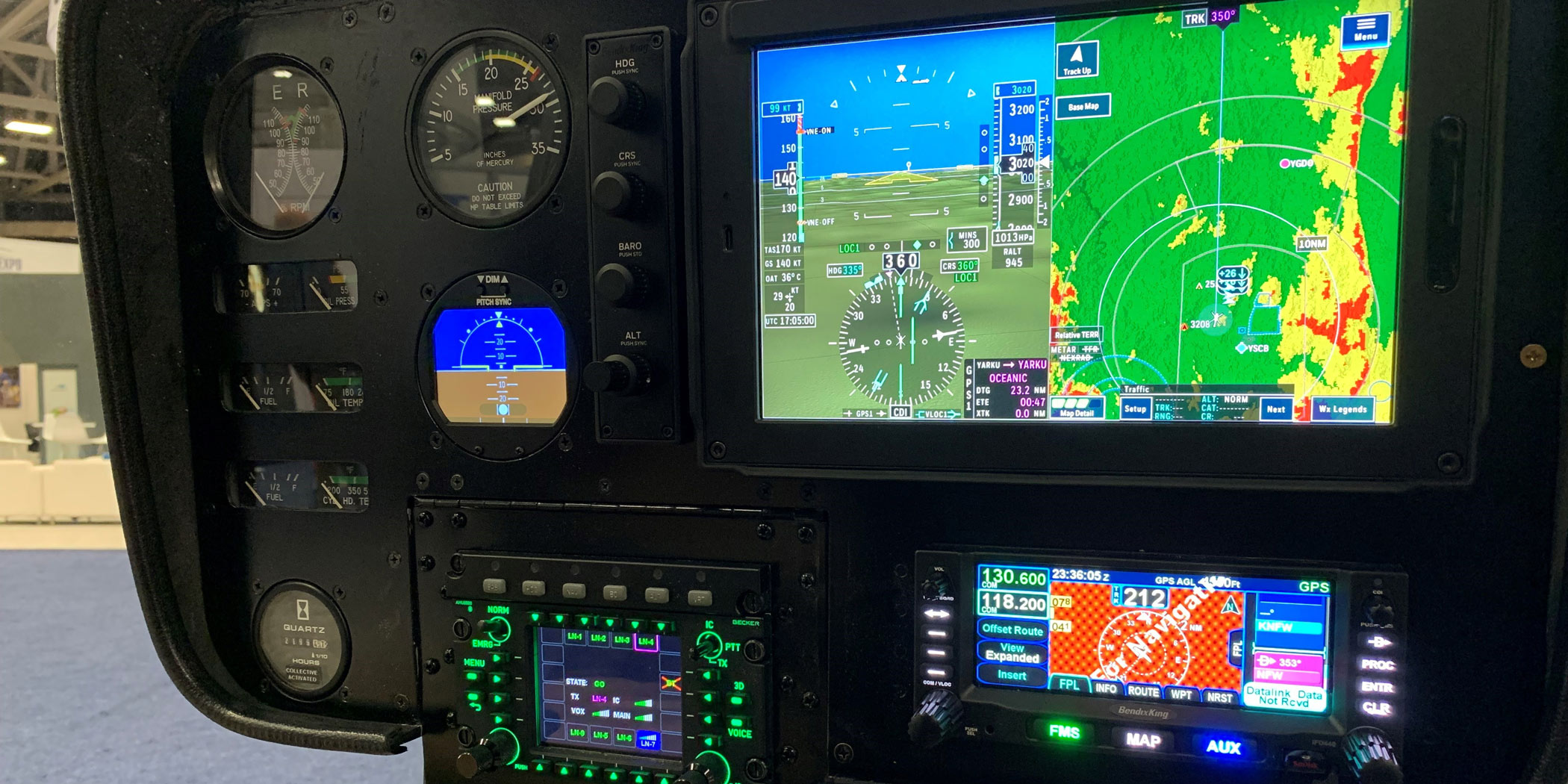 Robinson R44 avionics upgrade