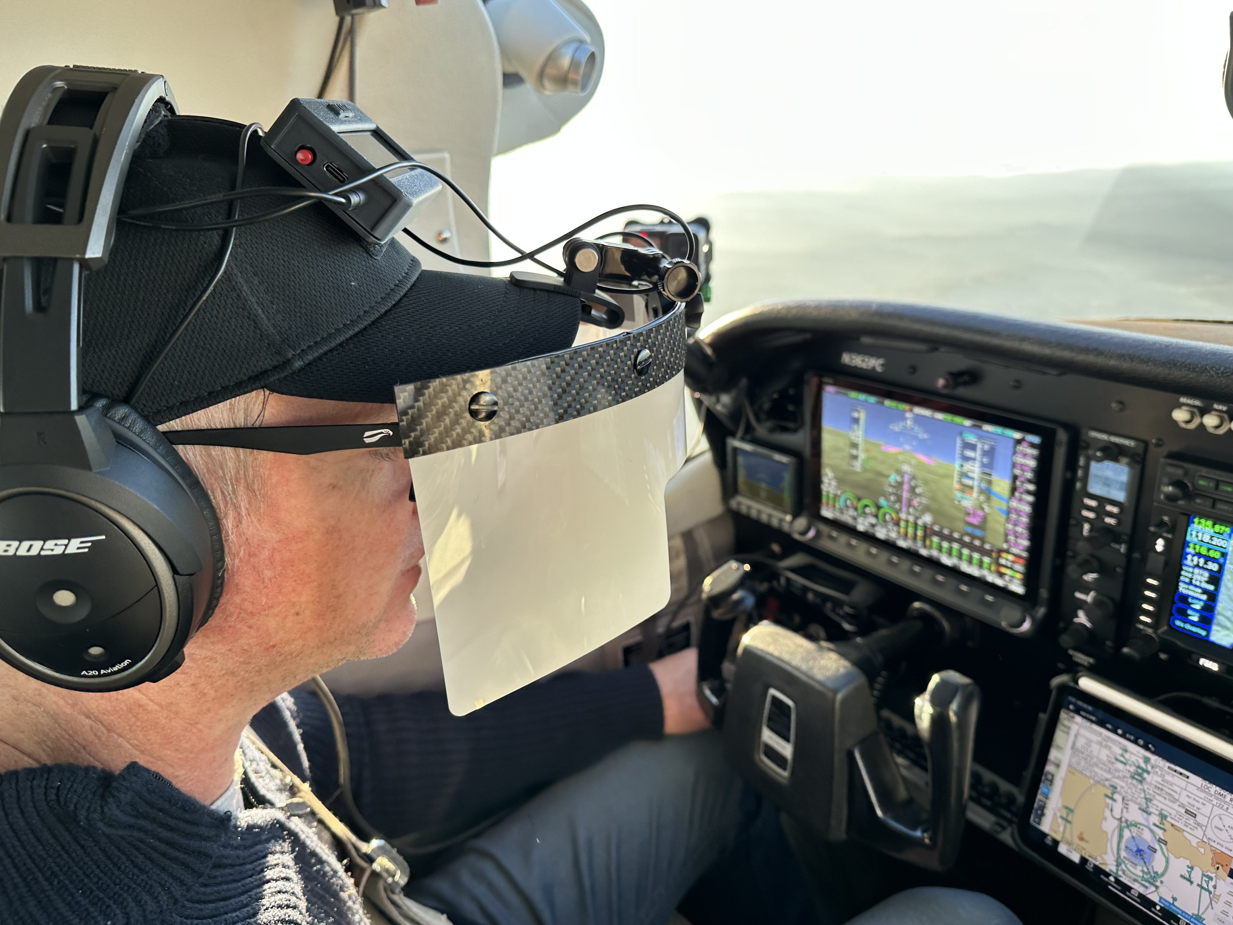 Flying with the Icarus View Limiting Device