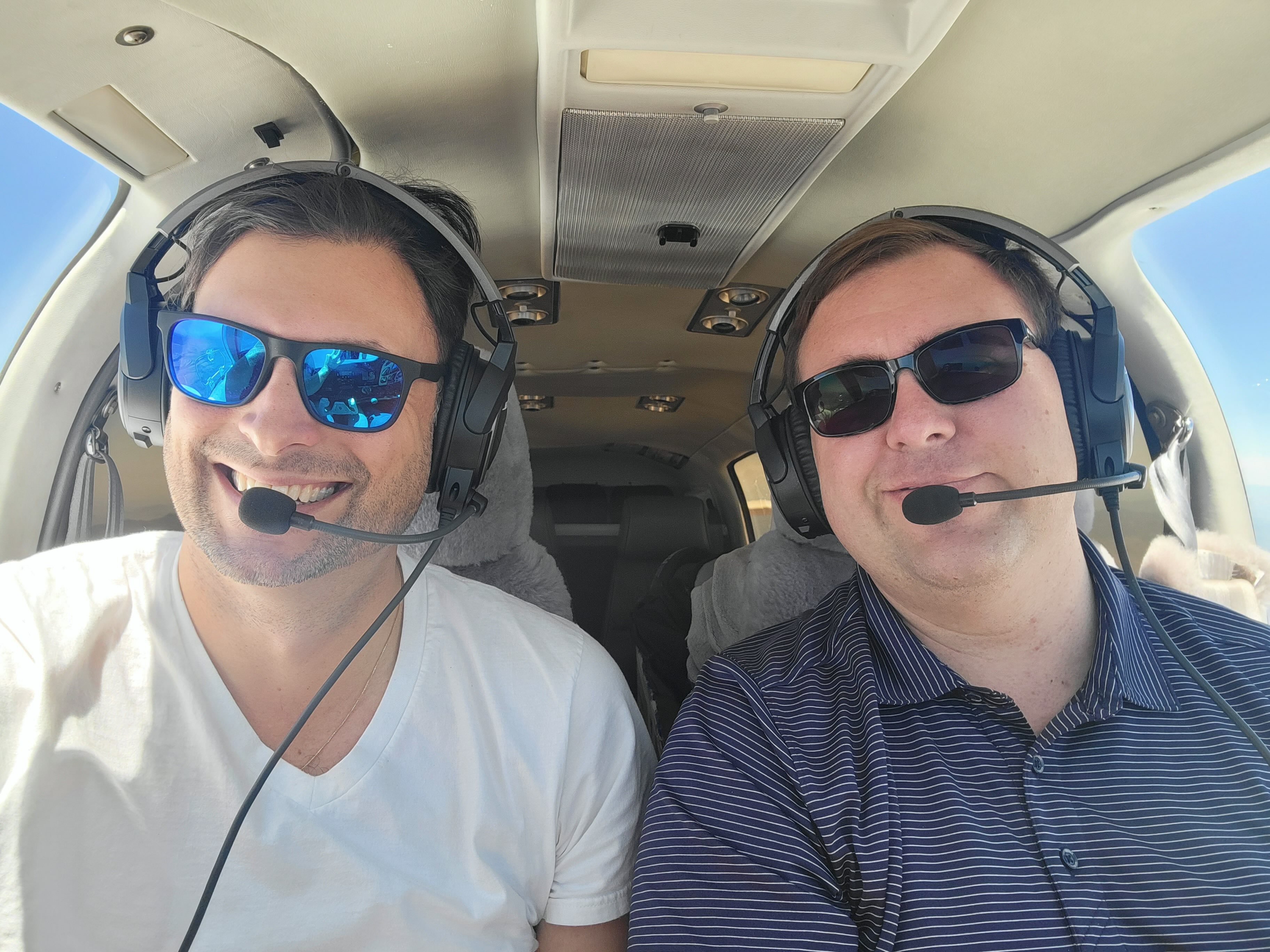 Bill Forelli and Brad Smith, founders of AircraftIQ