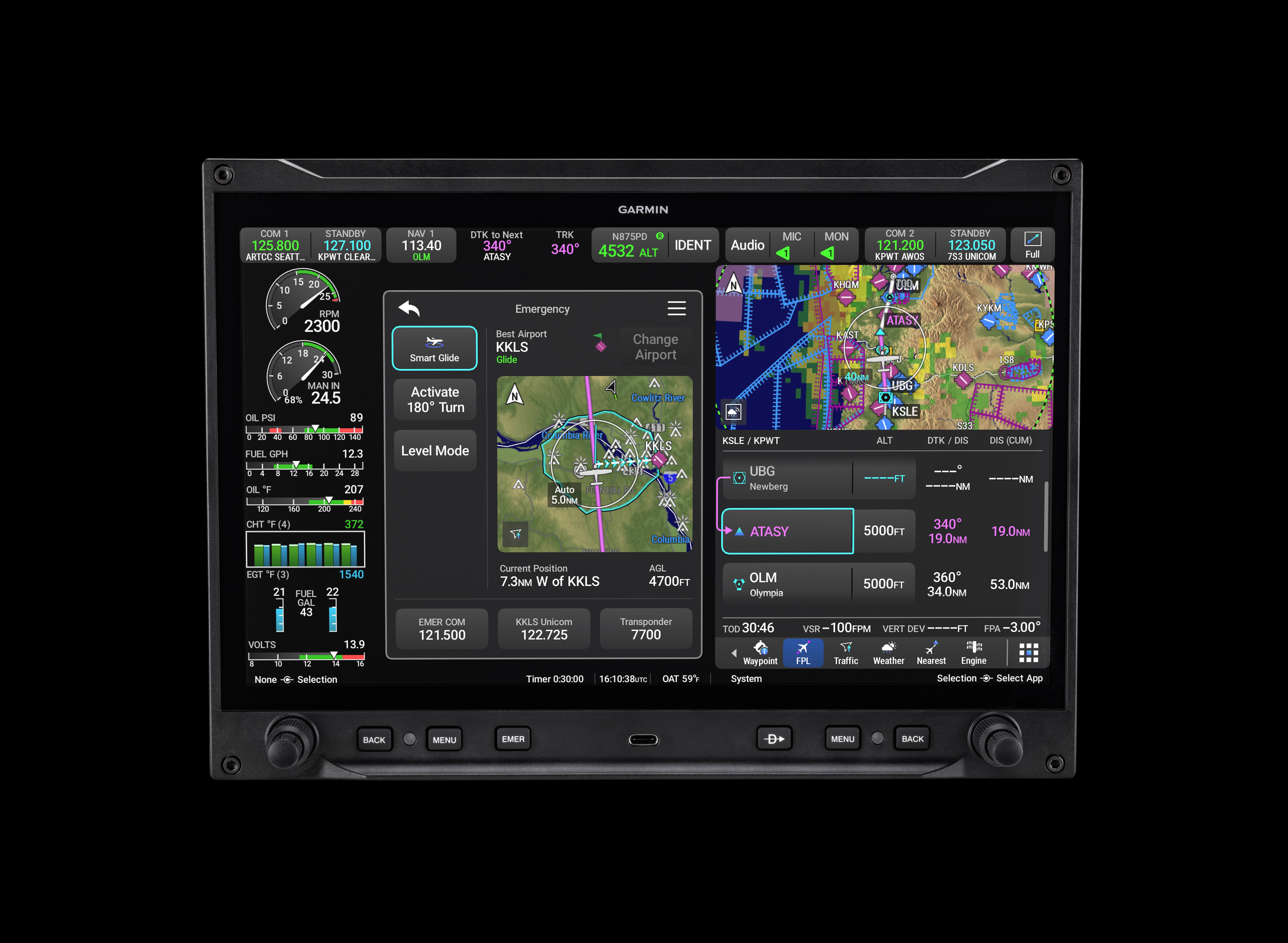 Garmin Axis emergency button