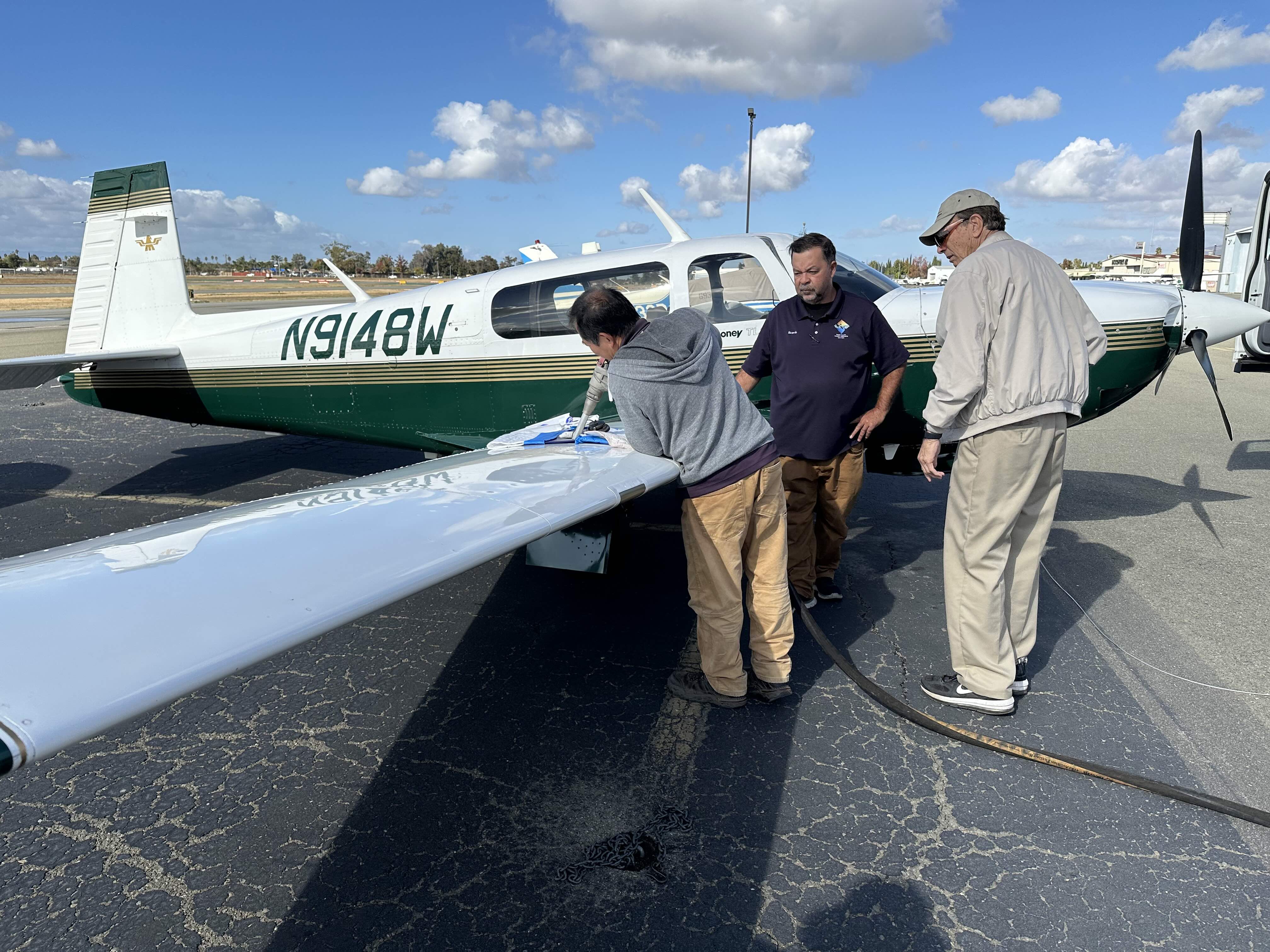 Mooney TLS owner Don Kaye at Reid-Hillview Airport