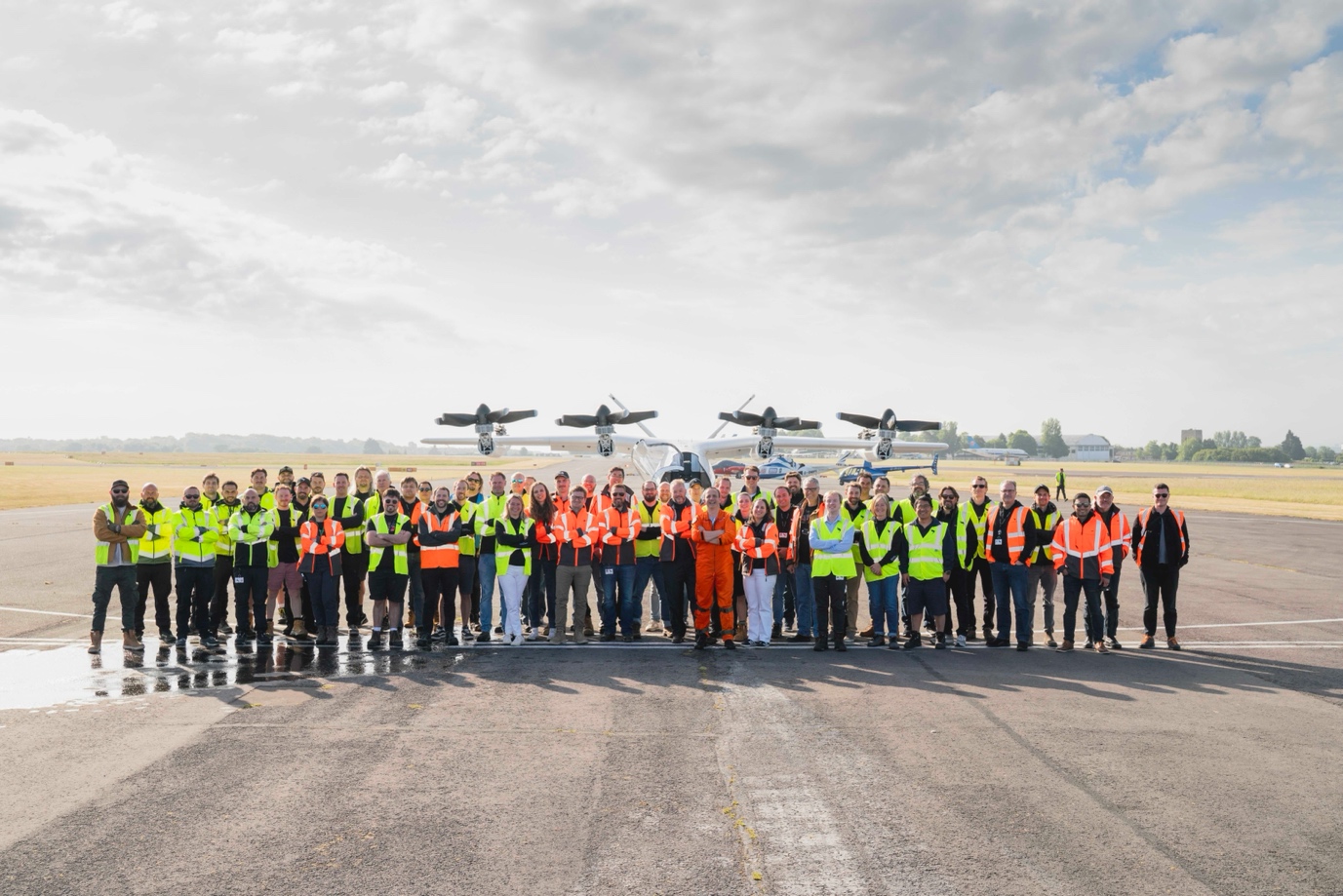 Vertical Aerospace at Cotswold Airport 