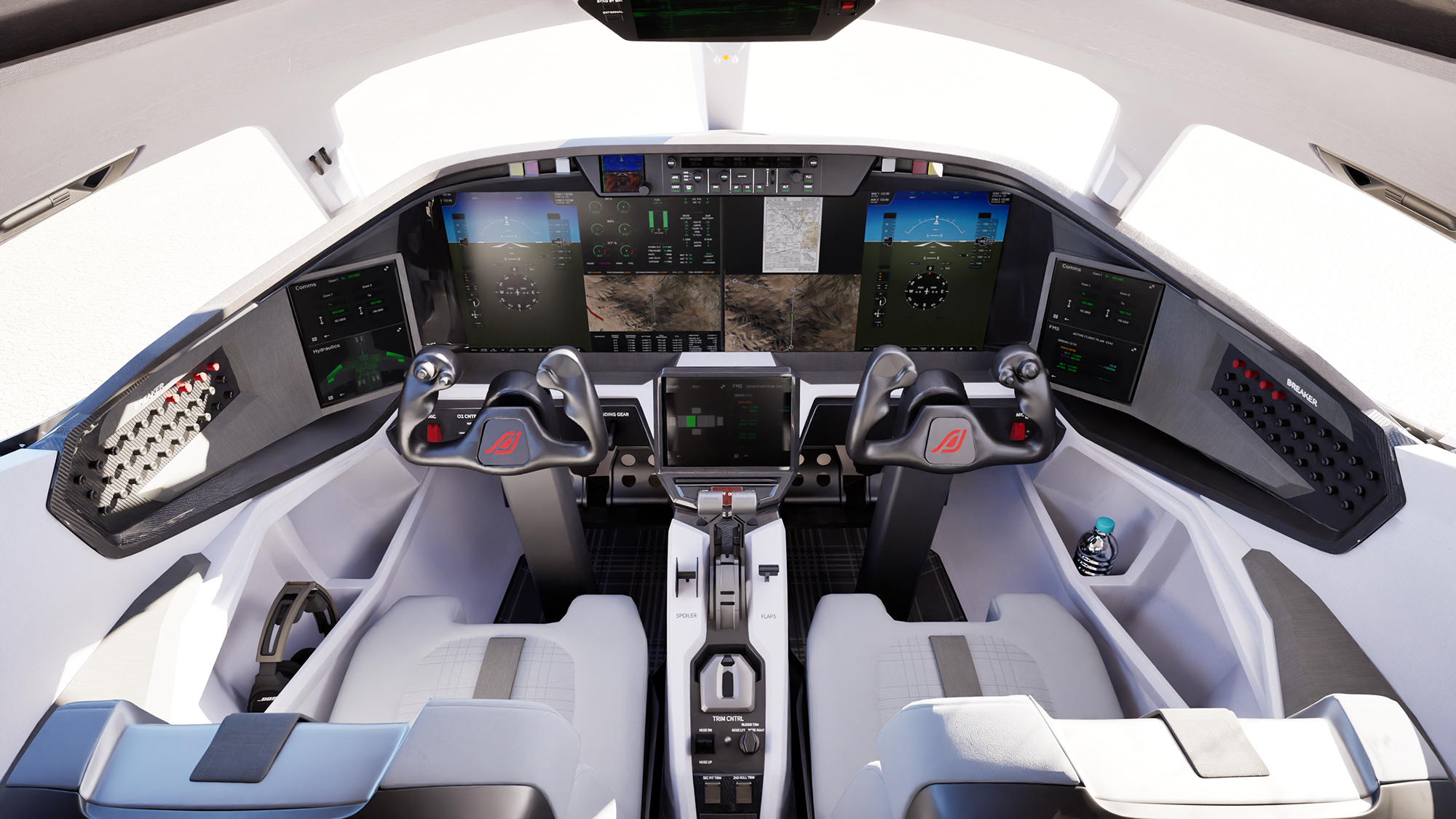 SyberJet SJ36 cockpit