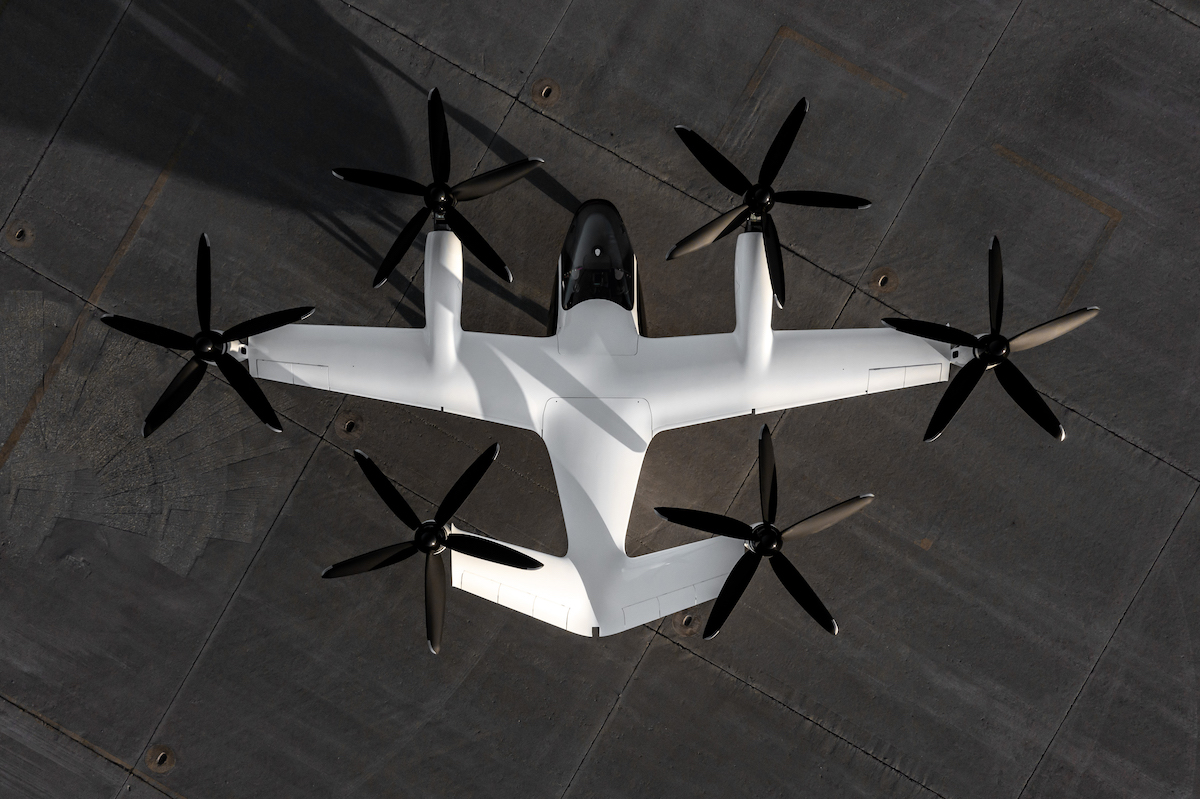 Joby Aviation's four-passenger eVTOL aircraft.