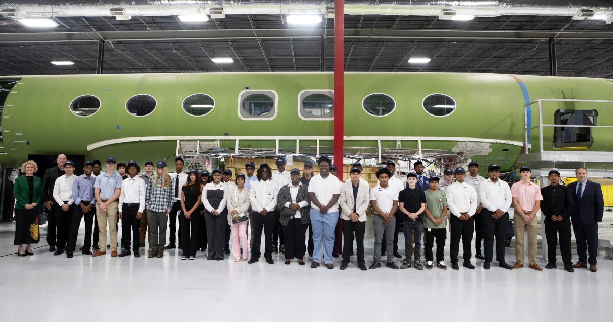 Gulfstream Aerospace Enrolls 60-Plus Apprentices from Georgia and South Carolina Schools