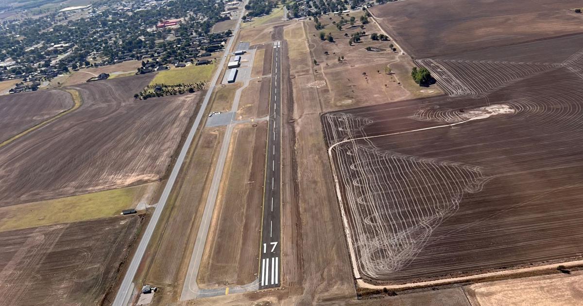 Oklahoma Airport Wraps Runway Rehab Aviation International News