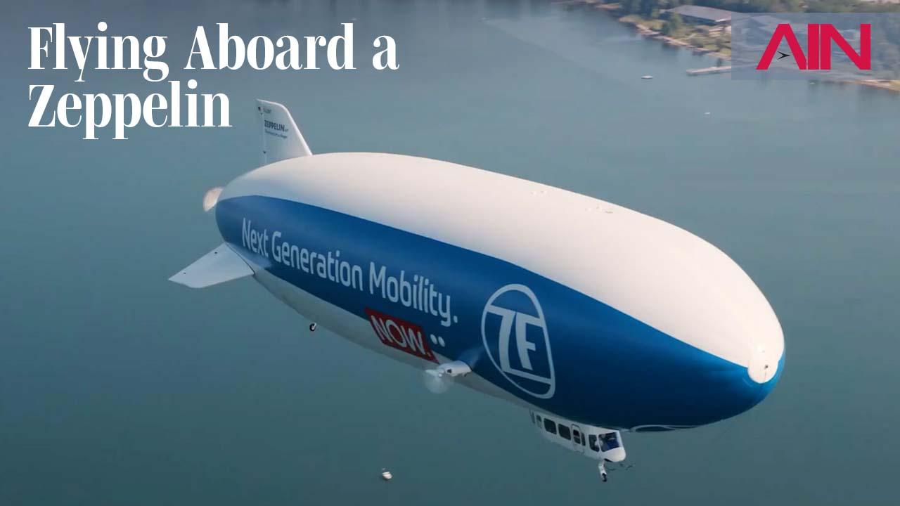 We Take a Zeppelin Airship Flight in Friedrichshafen, Germany | AIN