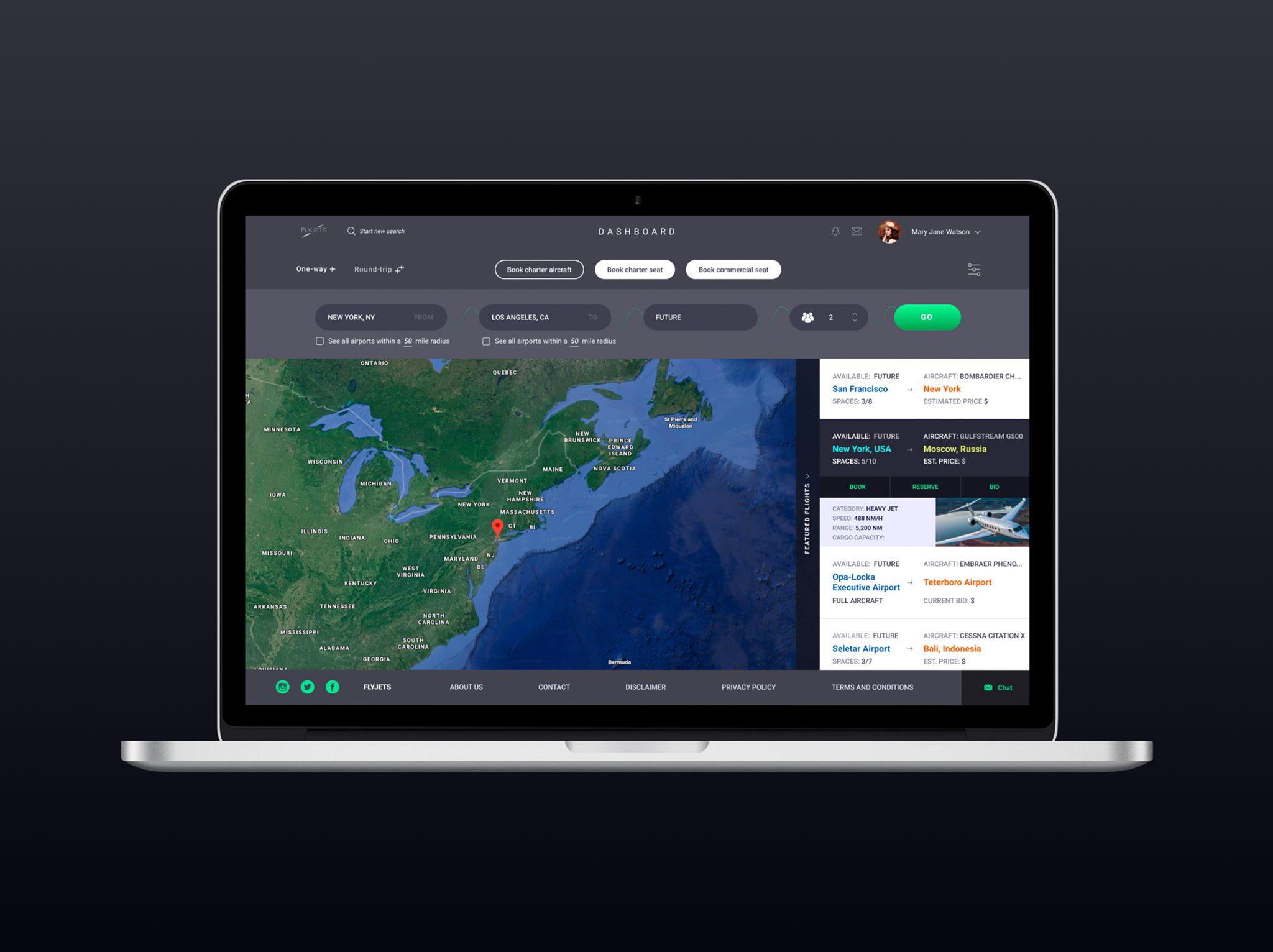 File Jet App Flyjets Unveils Upgraded Charter App with More Features | AIN