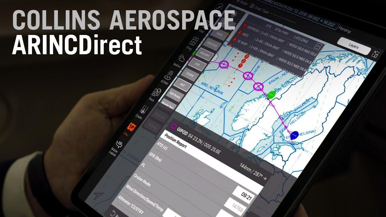 Collins Aerospace - Digital Oceanic Plotting Chart for Pilots | AIN