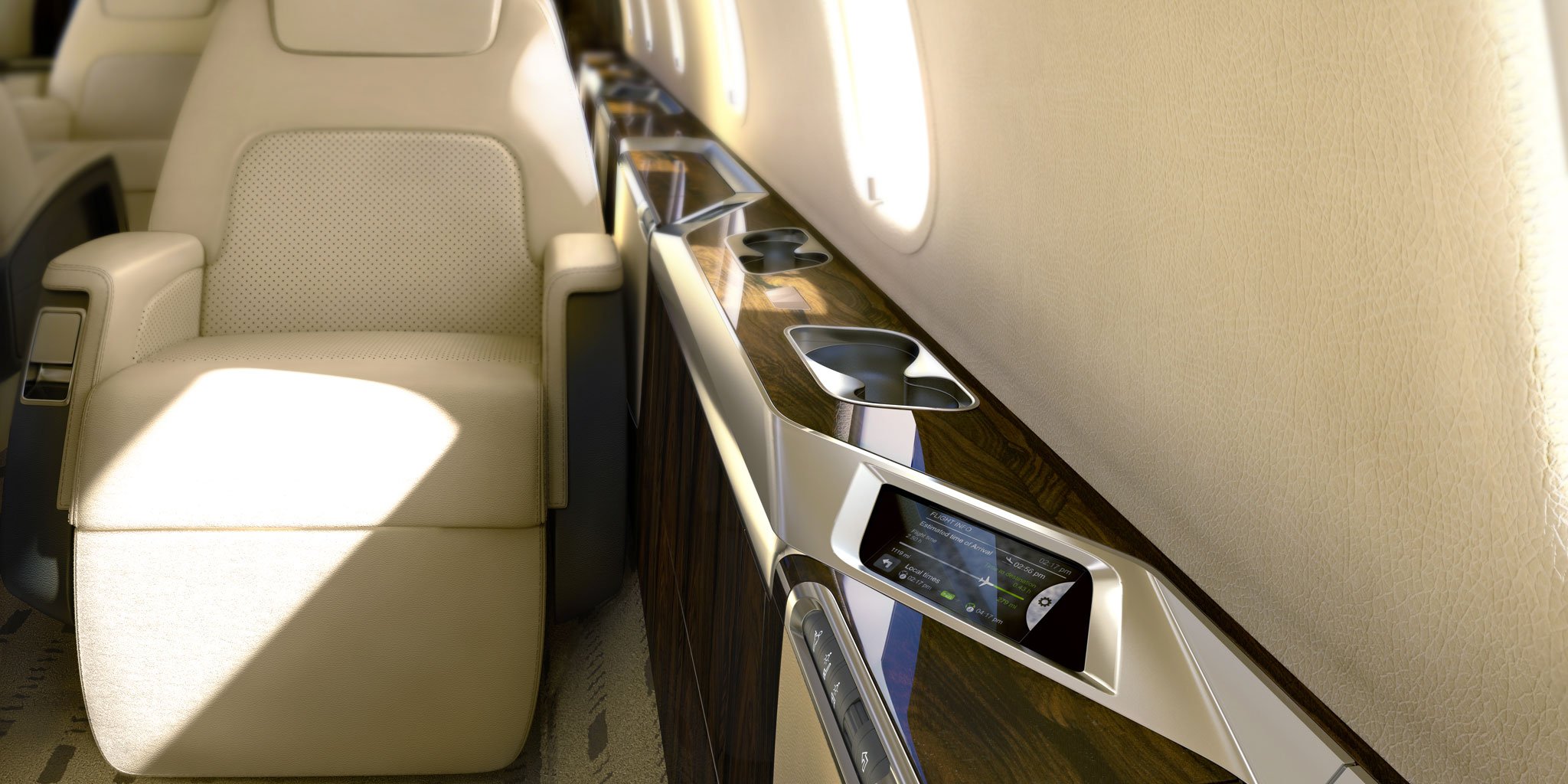 Challenger 350 cabin