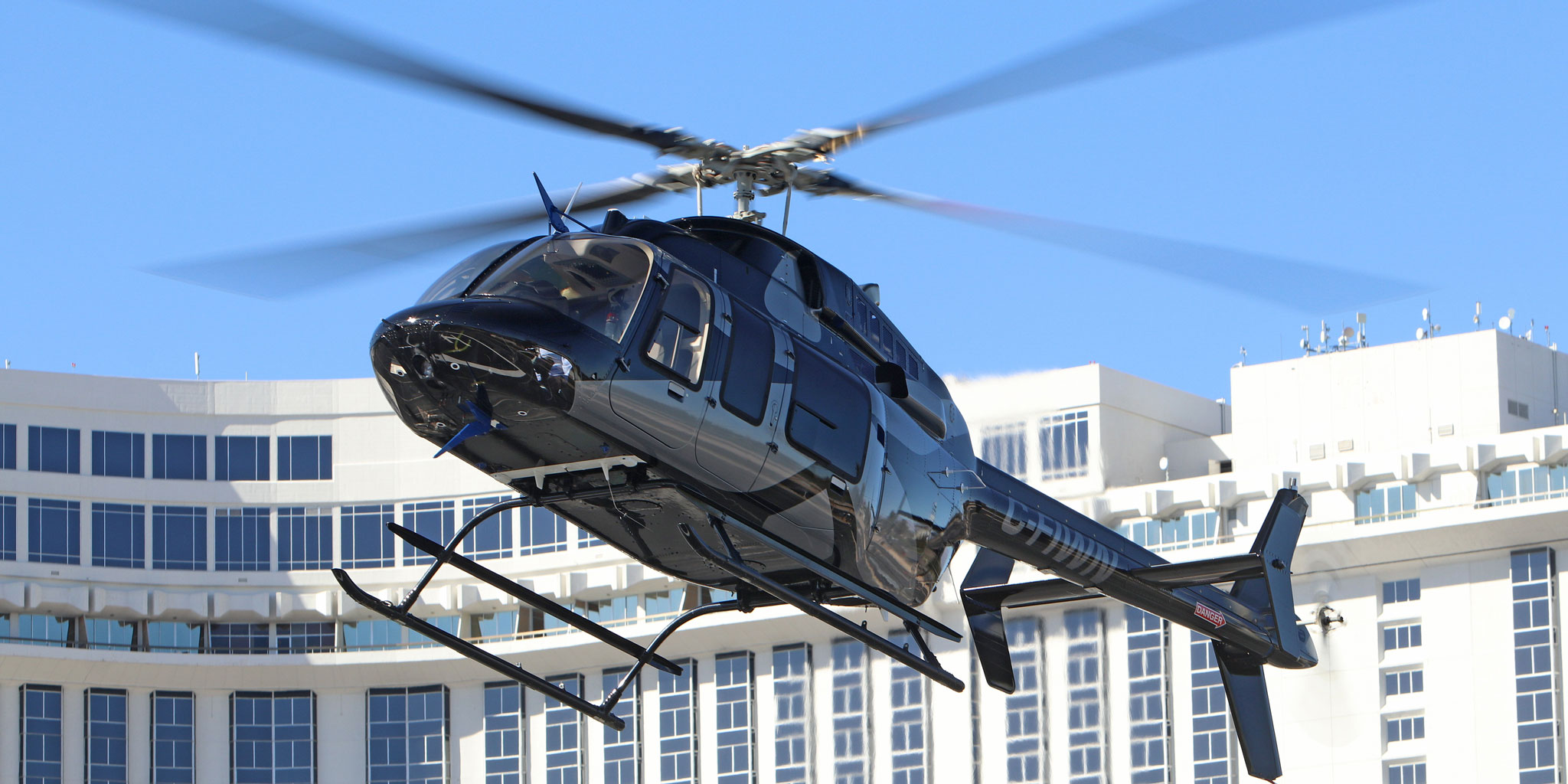 Bell 407GXI in flight